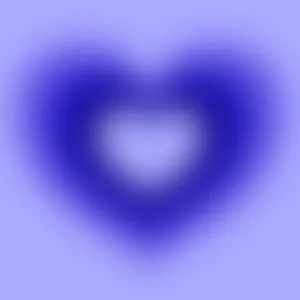 A Blurred Heart Shaped Image On A Purple Background Wallpaper
