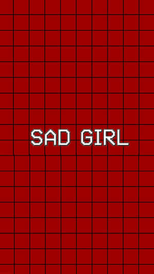 A Bold Red Grunge Aesthetic Wallpaper