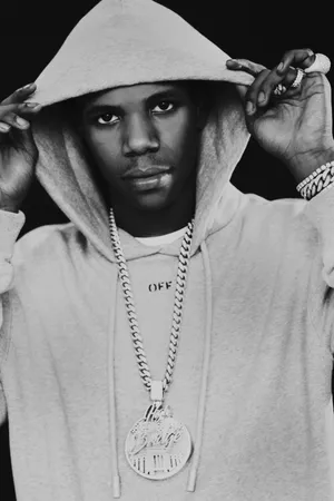 A Boogie Wit Da Hoodie Monochrome Portrait Wallpaper