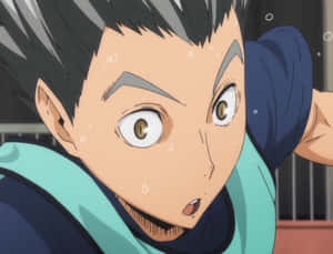 A Boy Is Looking At Something In The Air Wallpaper