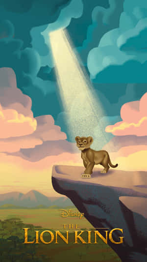 A Brave Lion In The Heart Of Nature Wallpaper