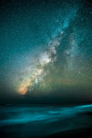 A Breath-taking View Of The Night Sky Wallpaper