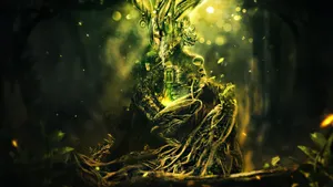 A Breathtaking Landscape Of Vast Mountains And A Calm Sky Wallpaper