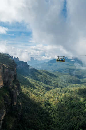 A Breathtaking View Of Blue Mountains National Park Wallpaper