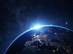 A Breathtaking View Of Earth From Outer Space Wallpaper