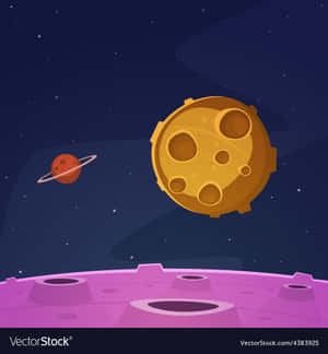 A Breathtaking View Of Outer Space. Wallpaper