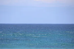 A Breathtaking View Of The Bright Blue Horizon Wallpaper