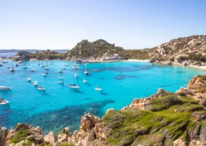 A Breathtaking View Of The Stunning Italian Island Wallpaper