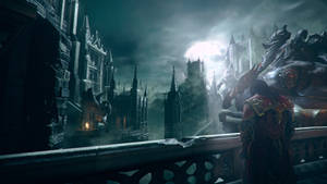 A Bridge Leads To An Evil, Mysterious Castle In Castlevania. Wallpaper