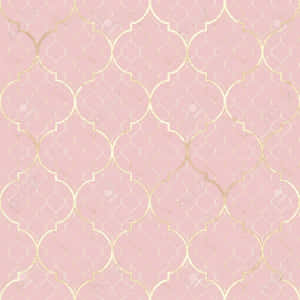 A Bright And Shiny Combination Of Light Pink And Golden Colors Wallpaper