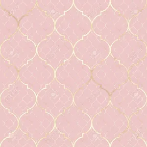 A Bright And Shiny Combination Of Light Pink And Golden Colors Wallpaper