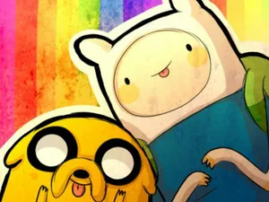 A Bright, Colorful Beach Scene Wallpaper