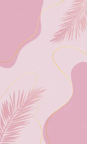 A Bright, Vibrant Display Of Light Pink And Gold Colors. Wallpaper