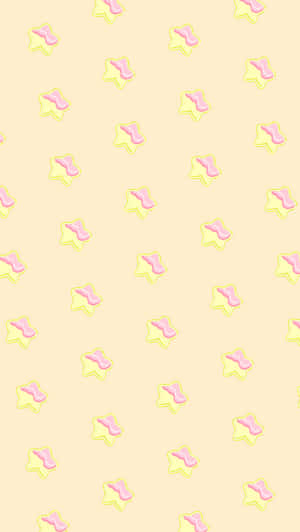 A Bright Yellow Bow Is The Perfect Way To Add A Little Kawaii Flair To Your Look. Wallpaper