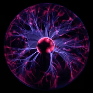 A Brilliant Flash Of Blue And White Light Dances Through The Air - Plasma At Its Finest! Wallpaper