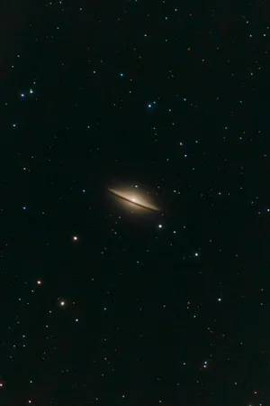 A Brilliant View Of The Majestic Sombrero Galaxy Wallpaper
