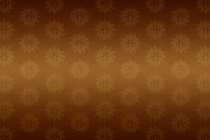 A Brown And Gold Wallpaper With Floral Patterns Wallpaper