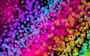 A Brush Stroke Of Bright And Vibrant Colors Wallpaper