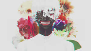 A Burst Of Beauty: Tokyo Ghoul Flower Wallpaper