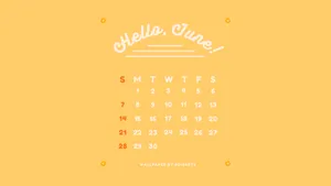 A Calendar With The Word Hello Claire On It Wallpaper