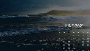 A Calendar With The Word June 2020 Wallpaper