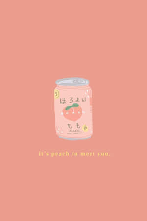 A Can Of Soda With The Words'it's Going To Be Good To Meet You' Wallpaper
