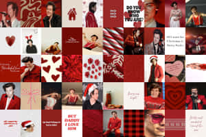 A Captivating Collage Of Harry Styles' Life And Work Wallpaper