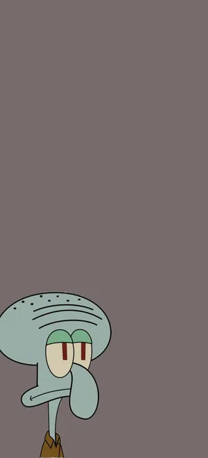 A Cartoon Character With A Red Face Wallpaper