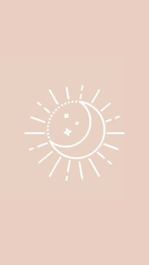 A Celestial Harmony Of The Sun And Moon Creating A Mesmerizing Yin And Yang Aesthetic. Wallpaper