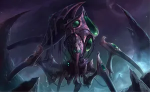 A Char Zerg, A Fearsome Race In The World Of Starcraft Wallpaper