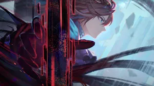 A Character With A Sword In His Hand Wallpaper