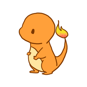 A Charming Smile From A Cute Charmander Wallpaper
