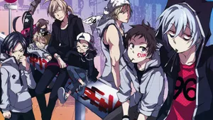 A Chibi Manga Character In A Cute, Colorful Outfit Wallpaper