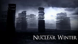 A Chilling View Of A Nuclear Winter Landscape Wallpaper