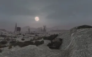 A Chilling View Of A Nuclear Winter Landscape. Wallpaper