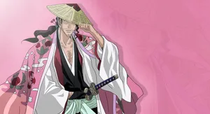 A Chivalrous Warlord - Shunsui Kyoraku Wallpaper