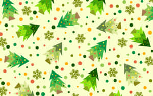 A Christmas Tree Pattern Wallpaper