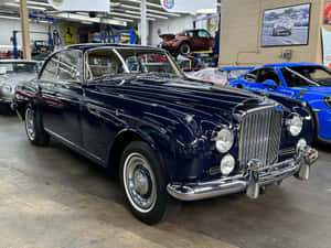 A Classic Bentley S2 On The Open Road Wallpaper