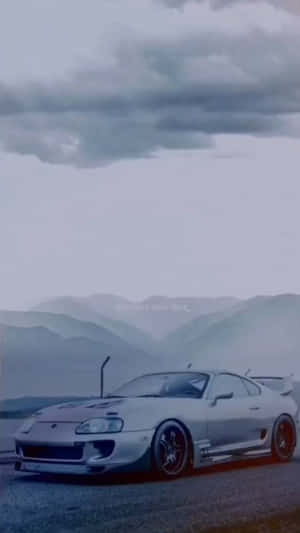 A Classic Jdm Toyota Supra Wallpaper