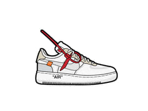 A Classic Look– Off White Shoes Wallpaper