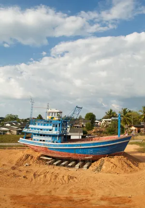 A Clear Blue Evening Sky Wallpaper