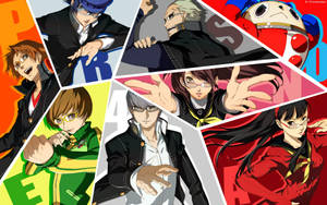 A Close Look At The Characters Of Persona 4 Wallpaper