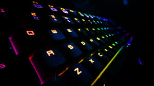 A Close Up Of A Colorful Keyboard Wallpaper