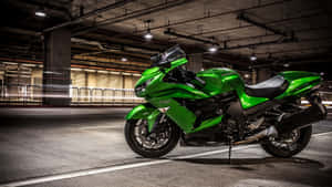 A Close-up Of A Kawasaki Desktop Wallpaper