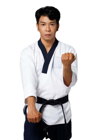 A Close-up Of A Modern Taekwondo Uniform Wallpaper