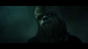 A Close-up Of A Wookiee From The Star Wars Films. Wallpaper