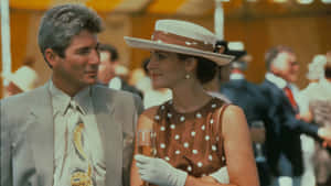 A Close-up Of Brown Polka Dots Pattern Wallpaper