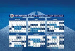 A Close-up Of The Blue Jays Team Logo Wallpaper