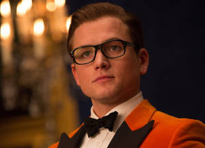 A Close-up Shot Of Eggsy From Kingsman Wallpaper