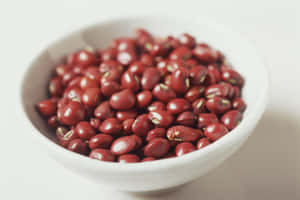 A Close-up View Of Red Beans Wallpaper